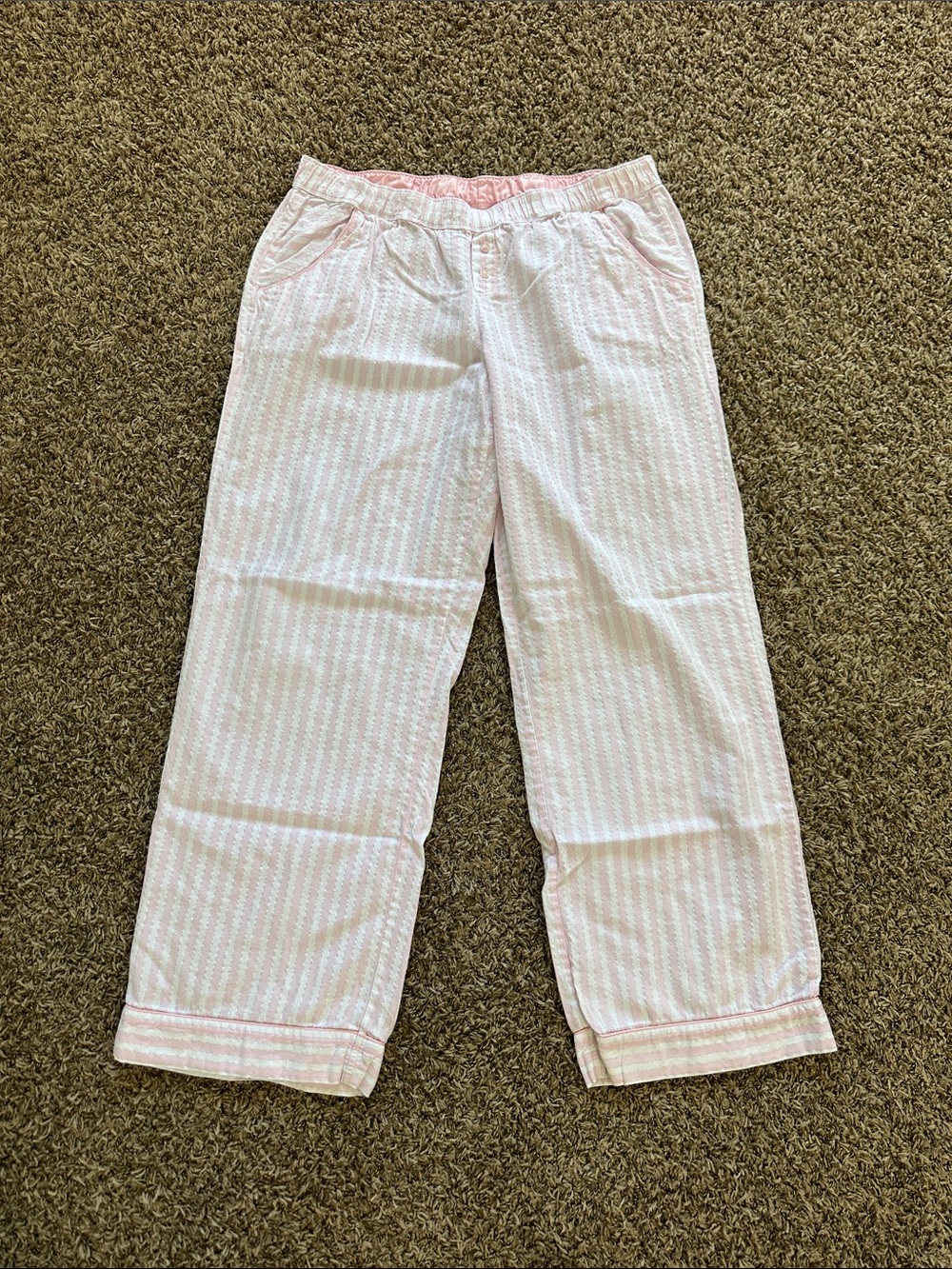 Victoria Secret Pink Striped Pajama Pants